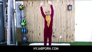 مدرب اللياقة البدنية يمارس الجنس مع العميل العربي الغريب